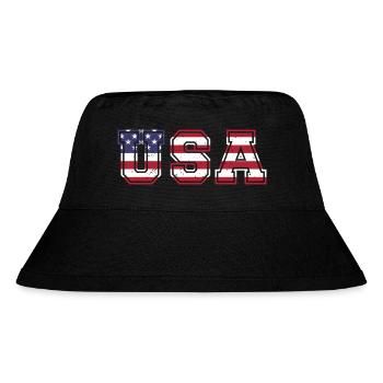 Les États-Unis aux couleurs du drapeau américain drapeau - Bob recyclé Stanley/Stella - noir - Devant