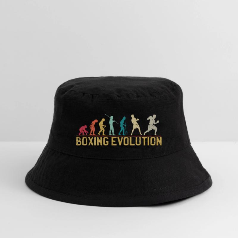 Boxing Evolution Progression Design Stanley/Stella Recycled Bucket Hat