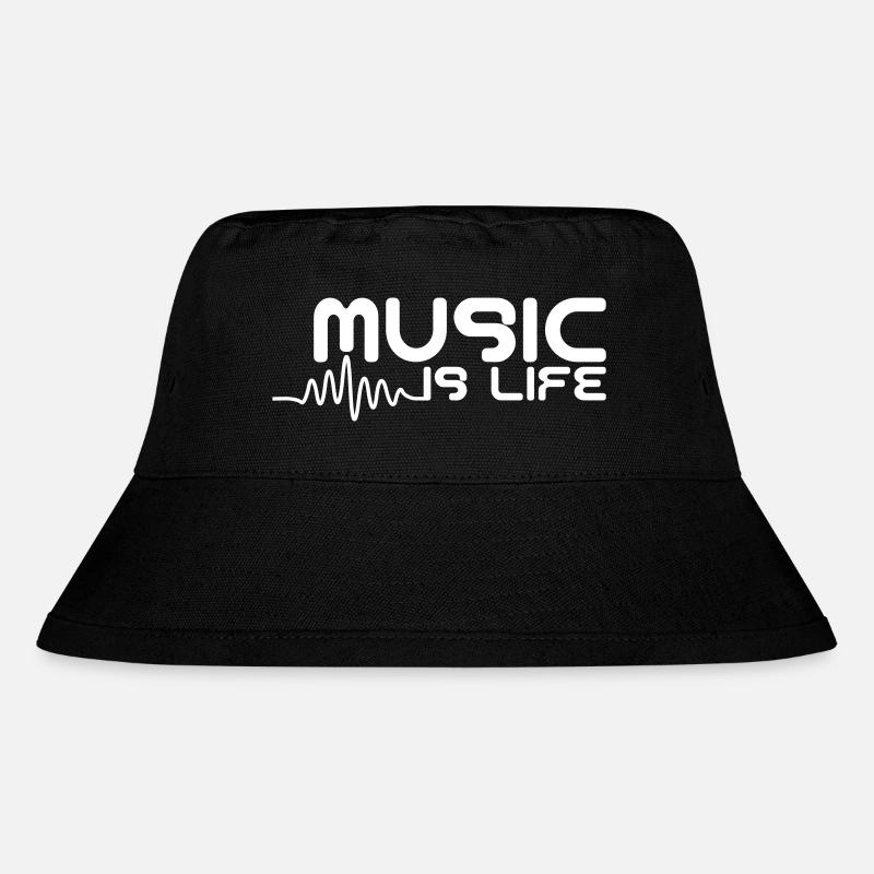 Music is life with pulse - Bob recyclé Stanley/Stella - noir