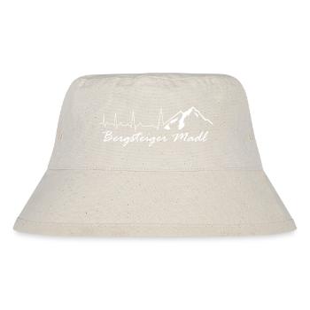 Bergsteiger Madl - Stanley/Stella recycelter Bucket Hat - Naturweiß - Vorne