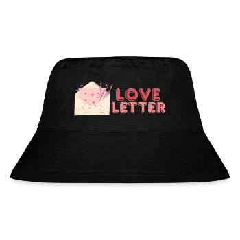 Love letter - Stanley/Stella Recycled Bucket Hat - black - Front