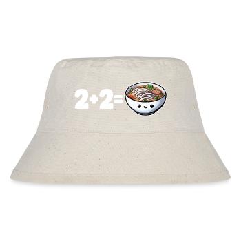 Pho Vietnamesisches Essen Vietnam Pho - Stanley/Stella recycelter Bucket Hat - Naturweiß - Vorne