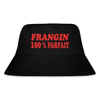 FRANGIN PARFAIT - Bob recyclé Stanley/Stella - noir - Devant