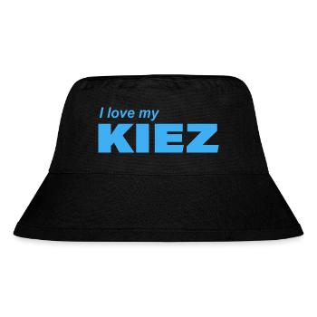 I LOVE MY KIEZ - Stanley/Stella Recycled Bucket Hat - black - Front