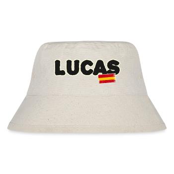 Lucas - Stanley/Stella recycelter Bucket Hat - Naturweiß - Vorne