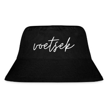 voetsek - Stanley/Stella Recycled Bucket Hat - black - Front