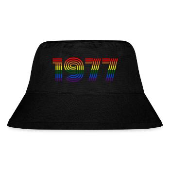 1977 - Stanley/Stella Recycled Bucket Hat - black - Front