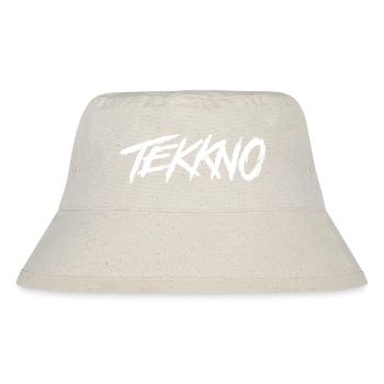 Lettrage Grunge Tekkno Rave Music - Bob recyclé Stanley/Stella - blanc naturel - Devant