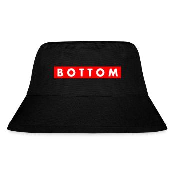Bottom - Stanley/Stella Recycled Bucket Hat - black - Front