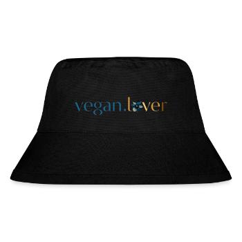 Vegan lover blue gold flower - Stanley/Stella Recycled Bucket Hat - black - Front