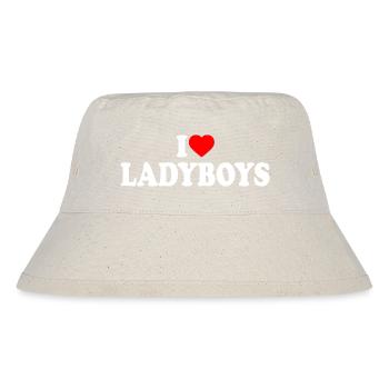 I love ladyboys - Bob recyclé Stanley/Stella - blanc naturel - Devant