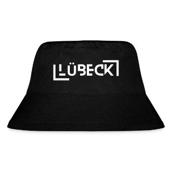 Lübeck - Stanley/Stella recycelter Bucket Hat - Schwarz - Vorne