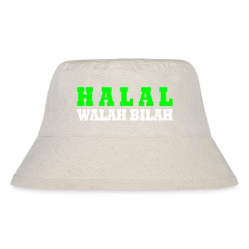 Halal - Stanley/Stella Recycled Bucket Hat - natural - Front