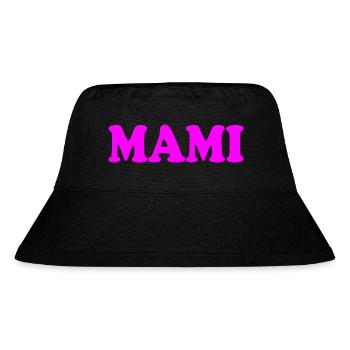 Mami - Stanley/Stella recycelter Bucket Hat - Schwarz - Vorne