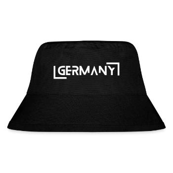 Germany Deutschland - Stanley/Stella recycelter Bucket Hat - Schwarz - Vorne