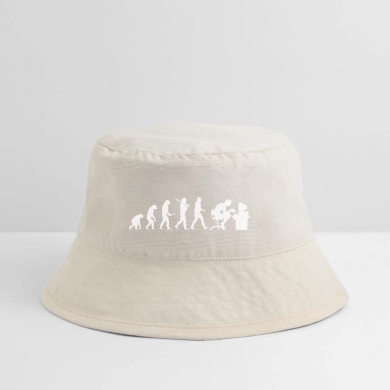 Evolution Computer Nerd! PC Nerd! IT! Technology! Stanley/Stella Recycled Bucket Hat