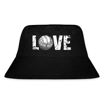 Volleyball - Stanley/Stella Recycled Bucket Hat - black - Front