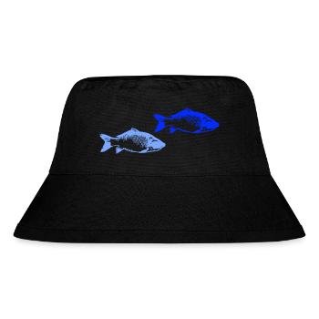 Pisces 2 - Stanley/Stella Recycled Bucket Hat - black - Front