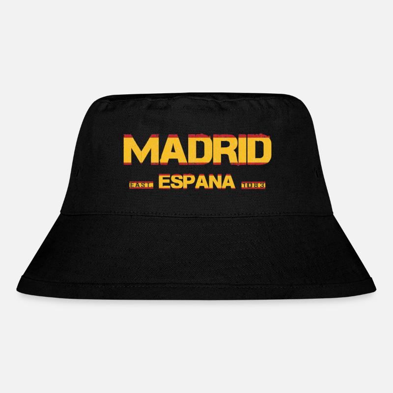 Madrid - Spain - Stanley/Stella Recycled Bucket Hat - black