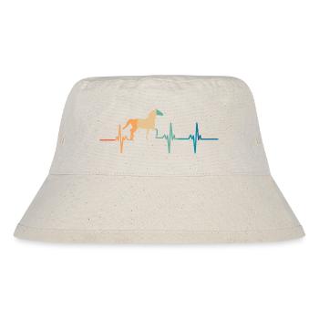 Herzschlag des Pferdes - Stanley/Stella recycelter Bucket Hat - Naturweiß - Vorne