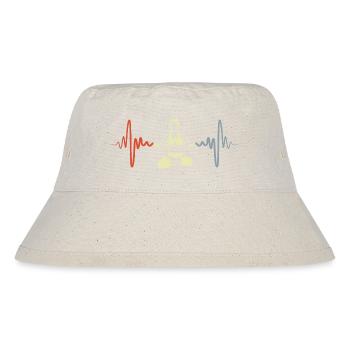Vintage Yogini Heartbeat - Stanley/Stella Recycled Bucket Hat - natural - Front