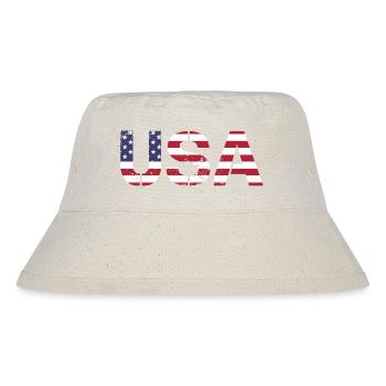 Les États-Unis aux couleurs du drapeau américain drapeau - Bob recyclé Stanley/Stella - blanc naturel - Devant