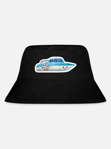 Boot - Stanley/Stella recycelter Bucket Hat - Schwarz