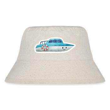 Boot - Stanley/Stella recycelter Bucket Hat - Naturweiß - Vorne