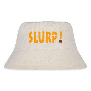 Vibrant Slurp Exclamation Graphic Design - Stanley/Stella Recycled Bucket Hat - natural - Front
