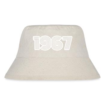 Born in 1967 - Stanley/Stella Recycled Bucket Hat - natural - Front