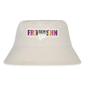 Freiheitsstolz Stadtcollage - Stanley/Stella recycelter Bucket Hat - Naturweiß - Vorne