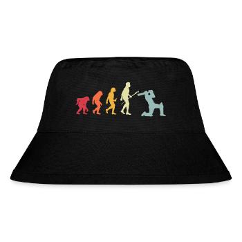 Lustiges Kricketspieler Kricket Sport Sprüche - Stanley/Stella recycelter Bucket Hat - Schwarz - Vorne