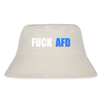 Fuck afd - Stanley/Stella Recycled Bucket Hat - natural - Front
