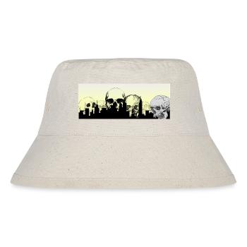 Skullscity - Stanley/Stella recycelter Bucket Hat - Naturweiß - Vorne