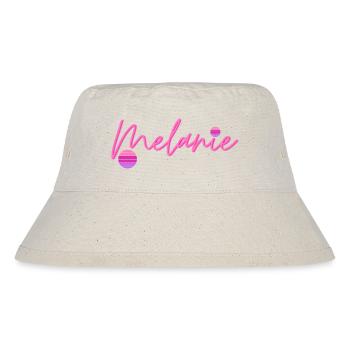 Melanie First name - Stanley/Stella Recycled Bucket Hat - natural - Front