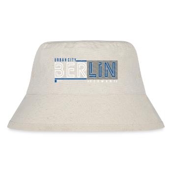 Berlin Urban City Style Fan Travel Streetwear - Bob recyclé Stanley/Stella - blanc naturel - Devant