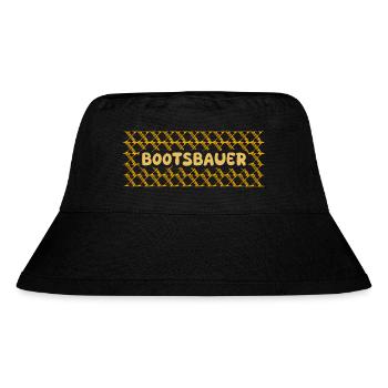 Job Boat Builder - Stanley/Stella Recycled Bucket Hat - black - Front