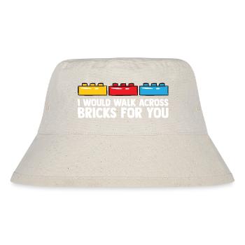 Ziegelbauer Ziegelbau Baumeister - Stanley/Stella recycelter Bucket Hat - Naturweiß - Vorne