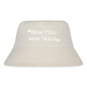 Ruhrpott dialekt ohne Pils, kein Skillz Ruhrgebiet - Stanley/Stella recycelter Bucket Hat - Naturweiß - Vorne