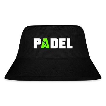 Padel Sport Logo - Bob recyclé Stanley/Stella - noir - Devant