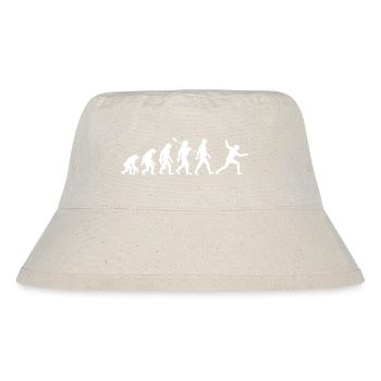 Evolution - Fechten - Fechter - Kampfsport - Stanley/Stella recycelter Bucket Hat - Naturweiß - Vorne