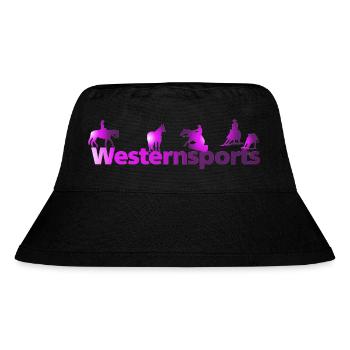 westernsports, western riding, western horse, - Stanley/Stella Recycled Bucket Hat - black - Front