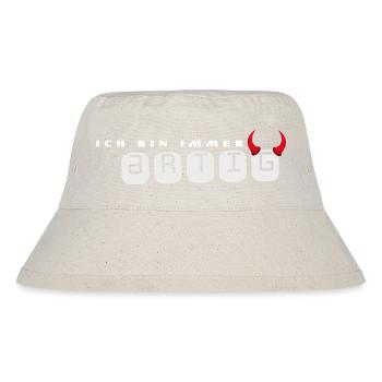 I am kind - Stanley/Stella Recycled Bucket Hat - natural - Front