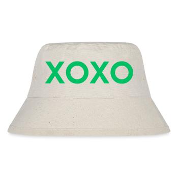 XOXO - Stanley/Stella recycelter Bucket Hat - Naturweiß - Vorne
