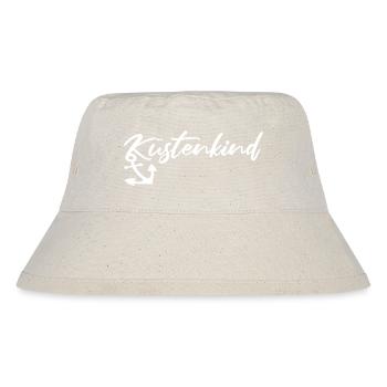 Küstenkind - Ostsee, Nordsee, Heimat (D.I.Y.) - Stanley/Stella recycelter Bucket Hat - Naturweiß - Vorne