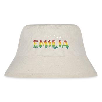 Prénom Emilia Nom de jeune fille cadeau - Bob recyclé Stanley/Stella - blanc naturel - Devant