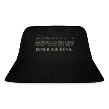 Farmer - Stanley/Stella Recycled Bucket Hat - black - Front