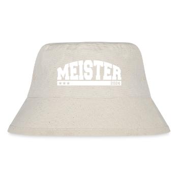 Meister 2024 - Stanley/Stella recycelter Bucket Hat - Naturweiß - Vorne