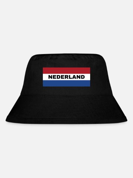 Dutch Flag - Stanley/Stella Recycled Bucket Hat - black