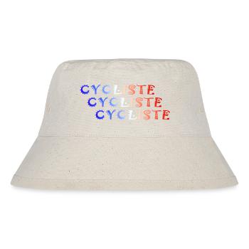 CYCLIST FRANCE Fahrrad Fahrräder - Stanley/Stella recycelter Bucket Hat - Naturweiß - Vorne